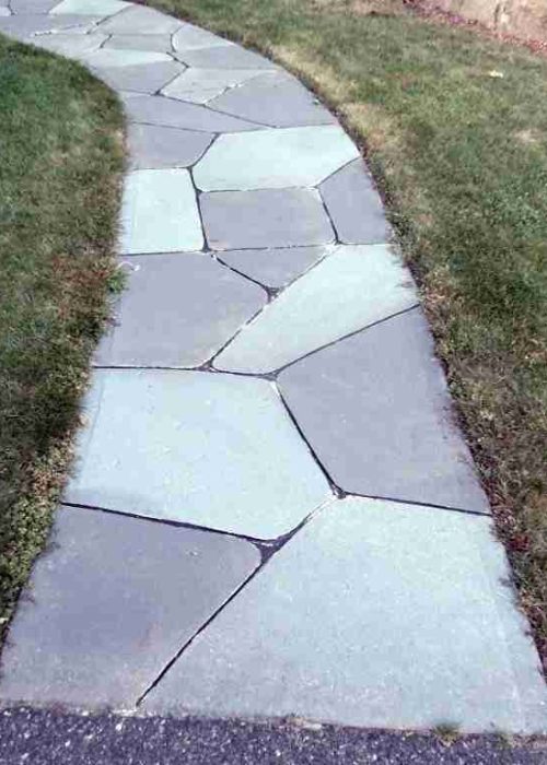 Polished walkway