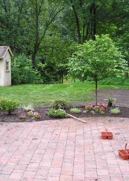 Walkway and patio